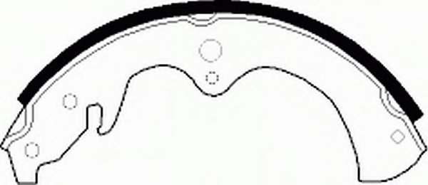FERODO FSB237 Brake Shoe Set